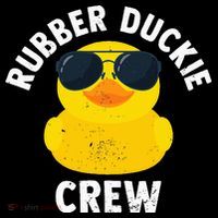 Rubber Duckie Crew retro Rubber Duck Ornament thumb 1
