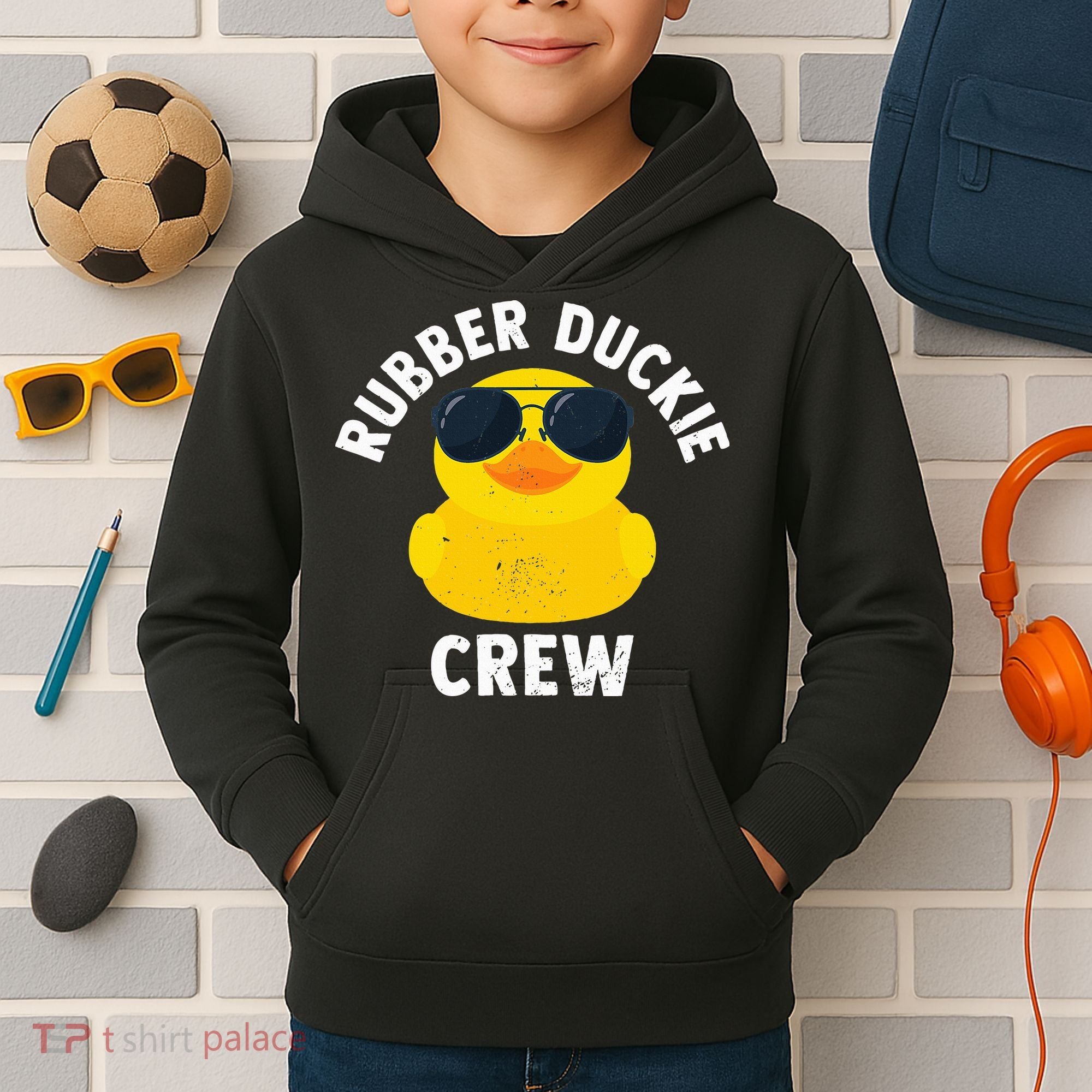 Rubber Duckie Crew retro Rubber Duck Kids Hoodie