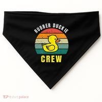 Rubber Duckie Crew Funny Rubber Duck USA-Made Doggie Bandana thumb 0