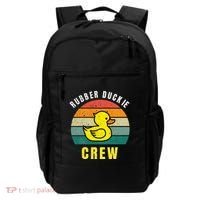 Rubber Duckie Crew Funny Rubber Duck Backpack thumb 0