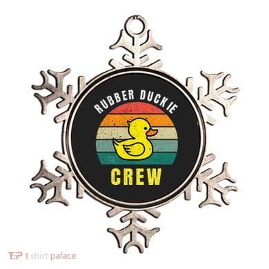 Rubber Duckie Crew Funny Rubber Duck Ornament