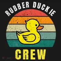 Rubber Duckie Crew Funny Rubber Duck Toddler Hoodie thumb 2