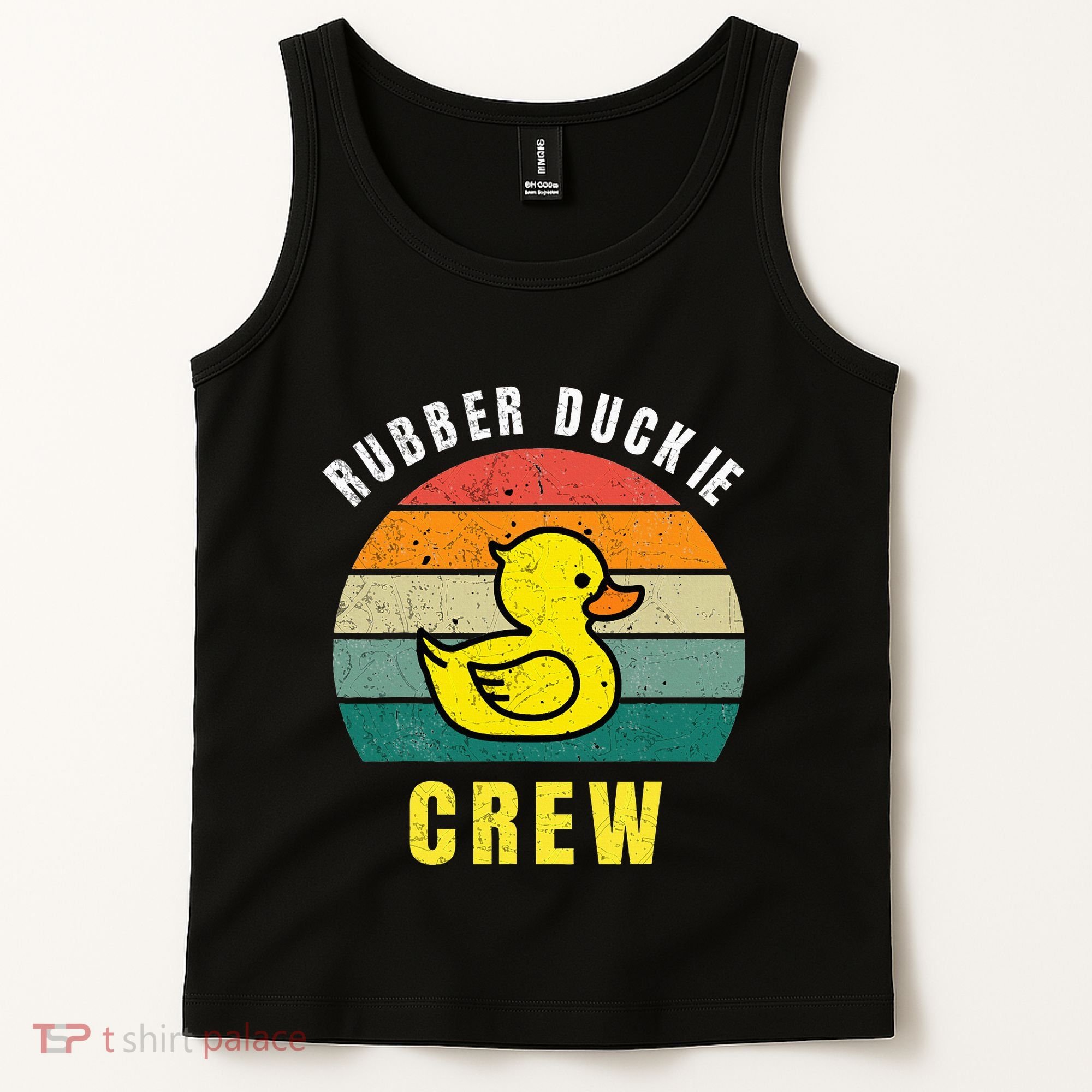 Rubber Duckie Crew Funny Rubber Duck Tank Top