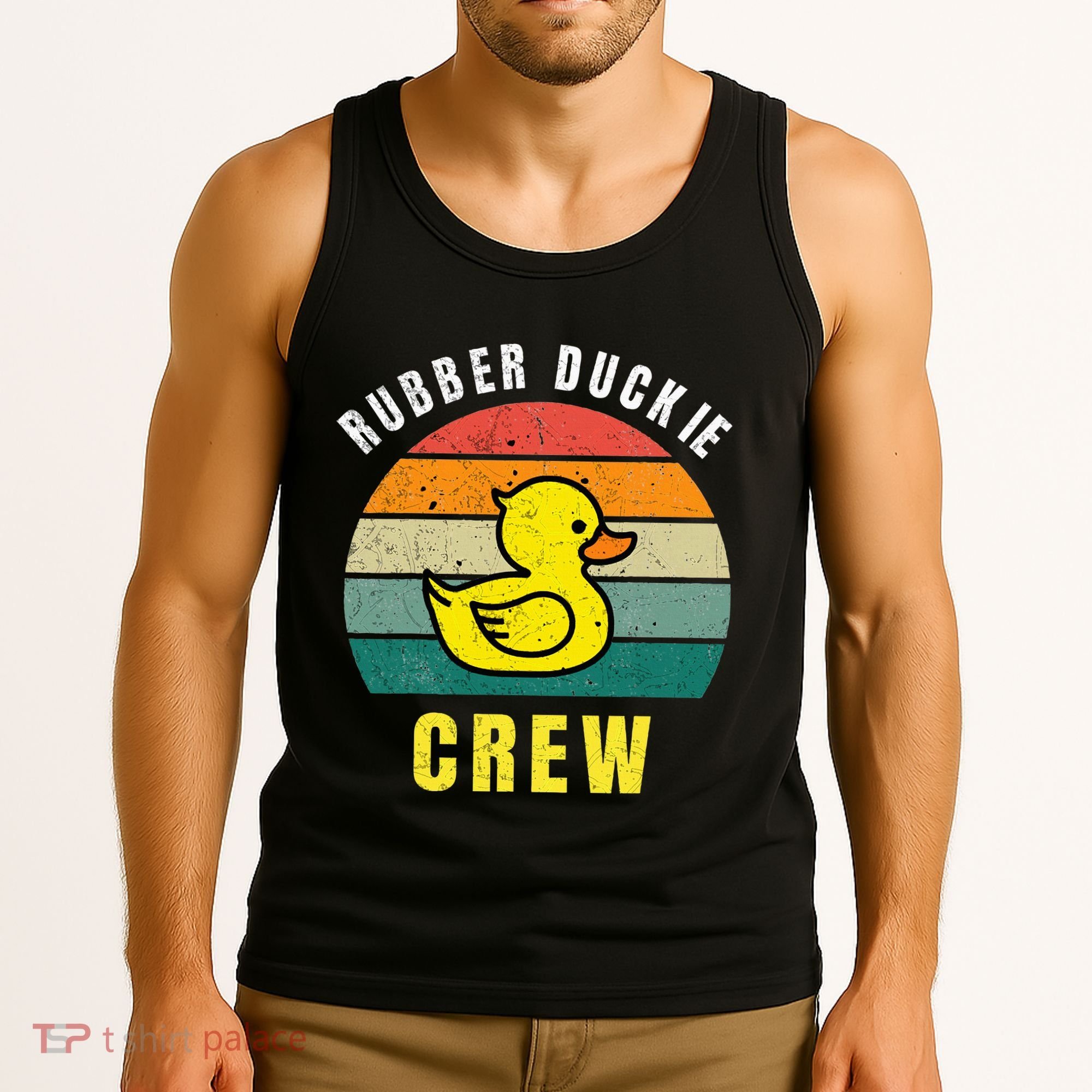Rubber Duckie Crew Funny Rubber Duck Tank Top