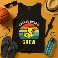 Rubber Duckie Crew Funny Rubber Duck Tank Top thumb 4