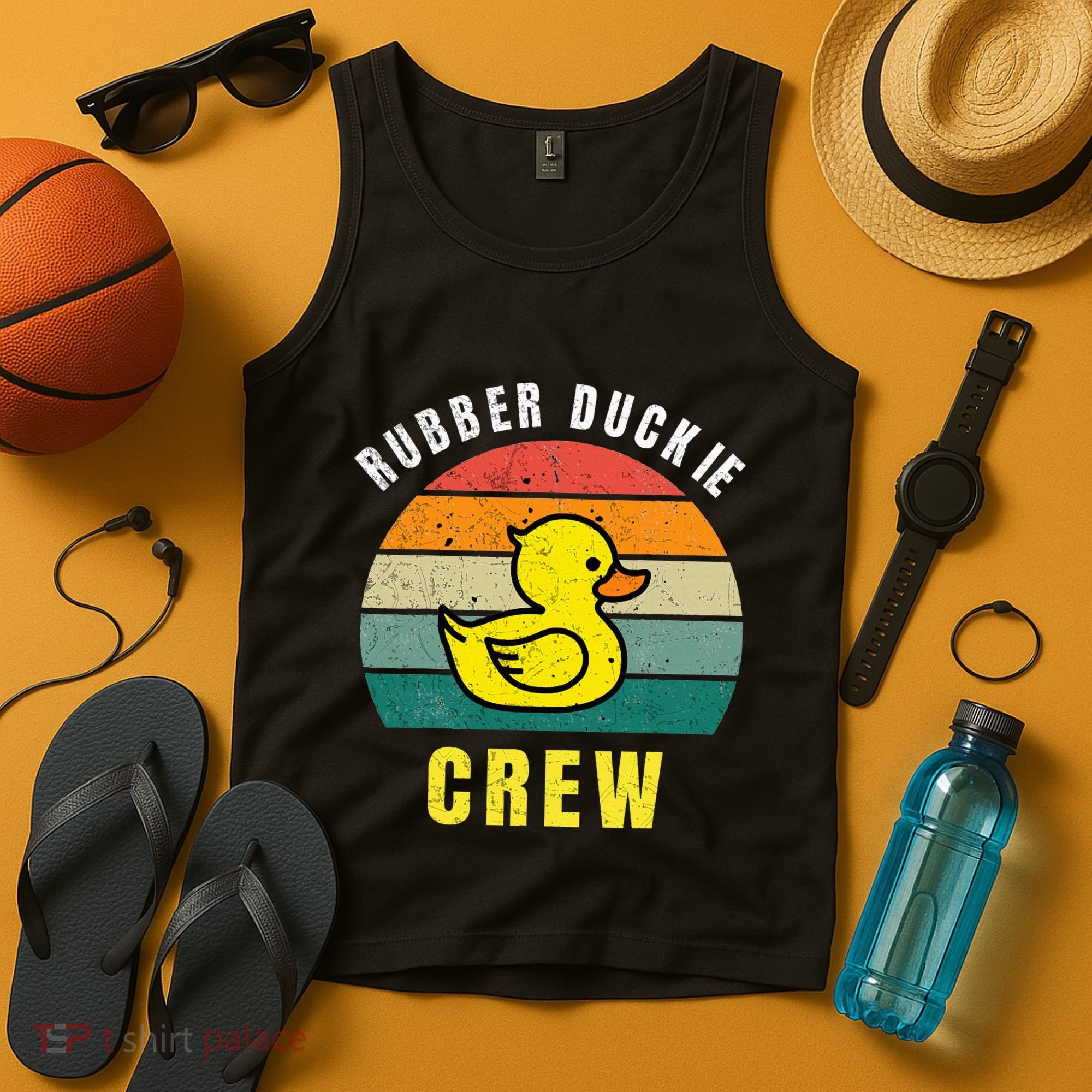 Rubber Duckie Crew Funny Rubber Duck Tank Top