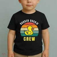 Rubber Duckie Crew Funny Rubber Duck Toddler T-Shirt thumb 2