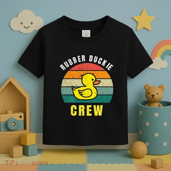 Rubber Duckie Crew Funny Rubber Duck Toddler T-Shirt