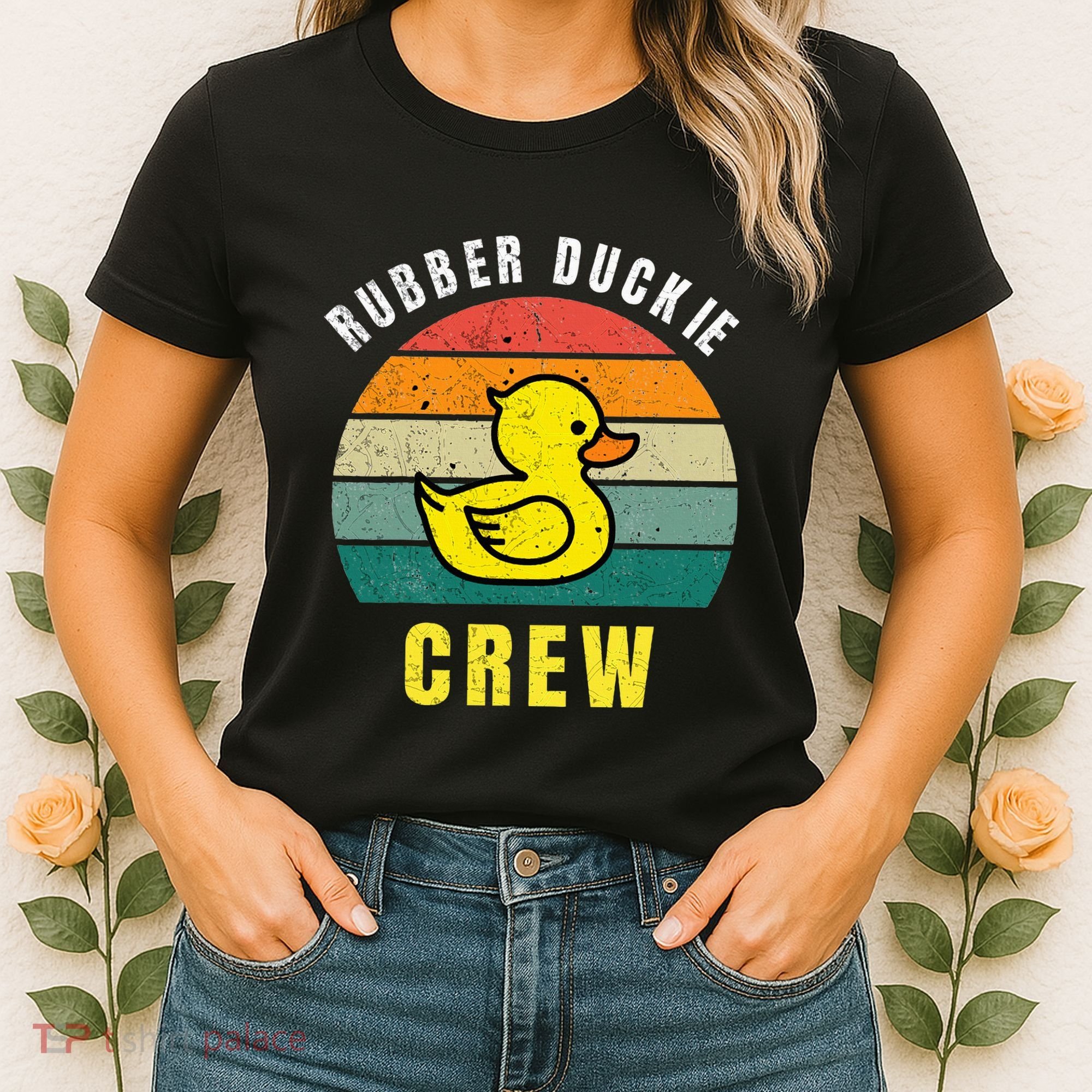 Rubber Duckie Crew Funny Rubber Duck Women's T-Shirt