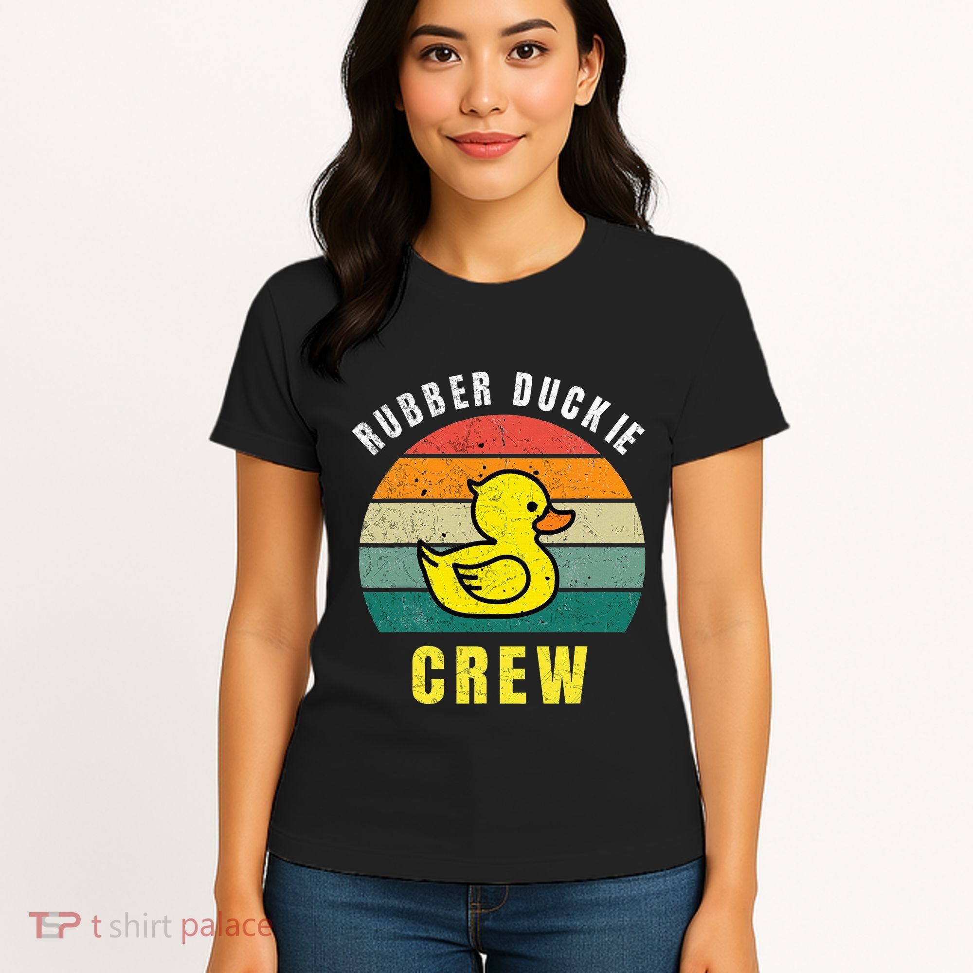 Rubber Duckie Crew Funny Rubber Duck Women's T-Shirt