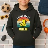 Rubber Duckie Crew Funny Rubber Duck Kids Hoodie thumb 2