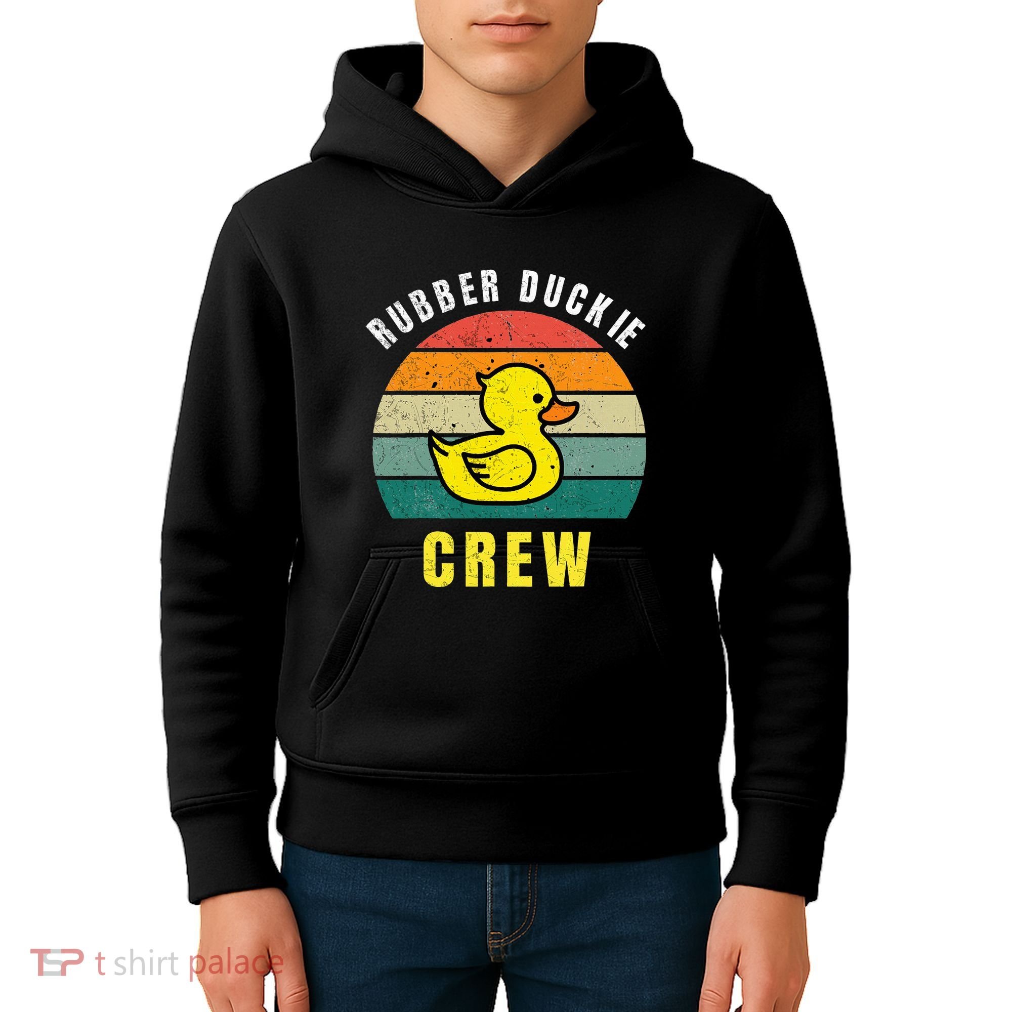 Rubber Duckie Crew Funny Rubber Duck Kids Hoodie