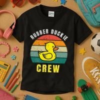 Rubber Duckie Crew Funny Rubber Duck Kids T-Shirt thumb 3