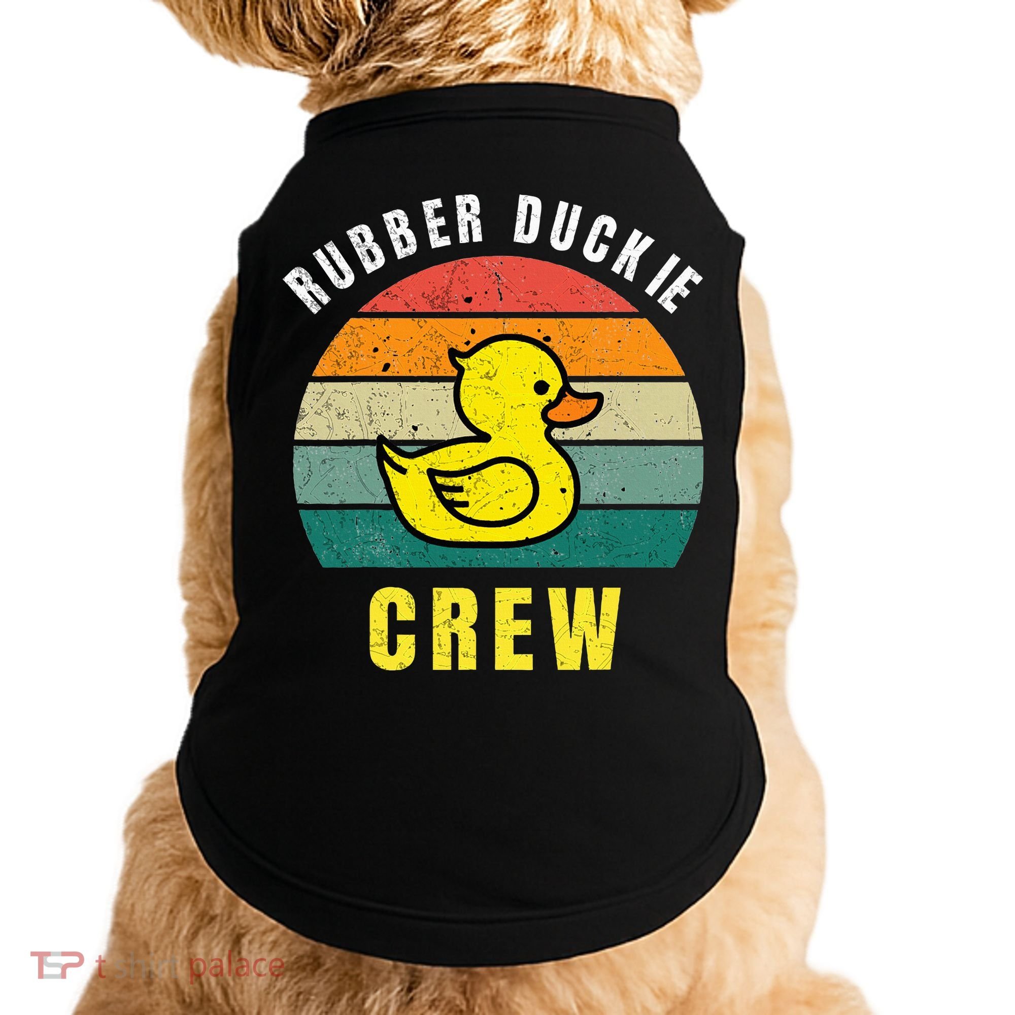 Rubber Duckie Crew Funny Rubber Duck Doggie Tank