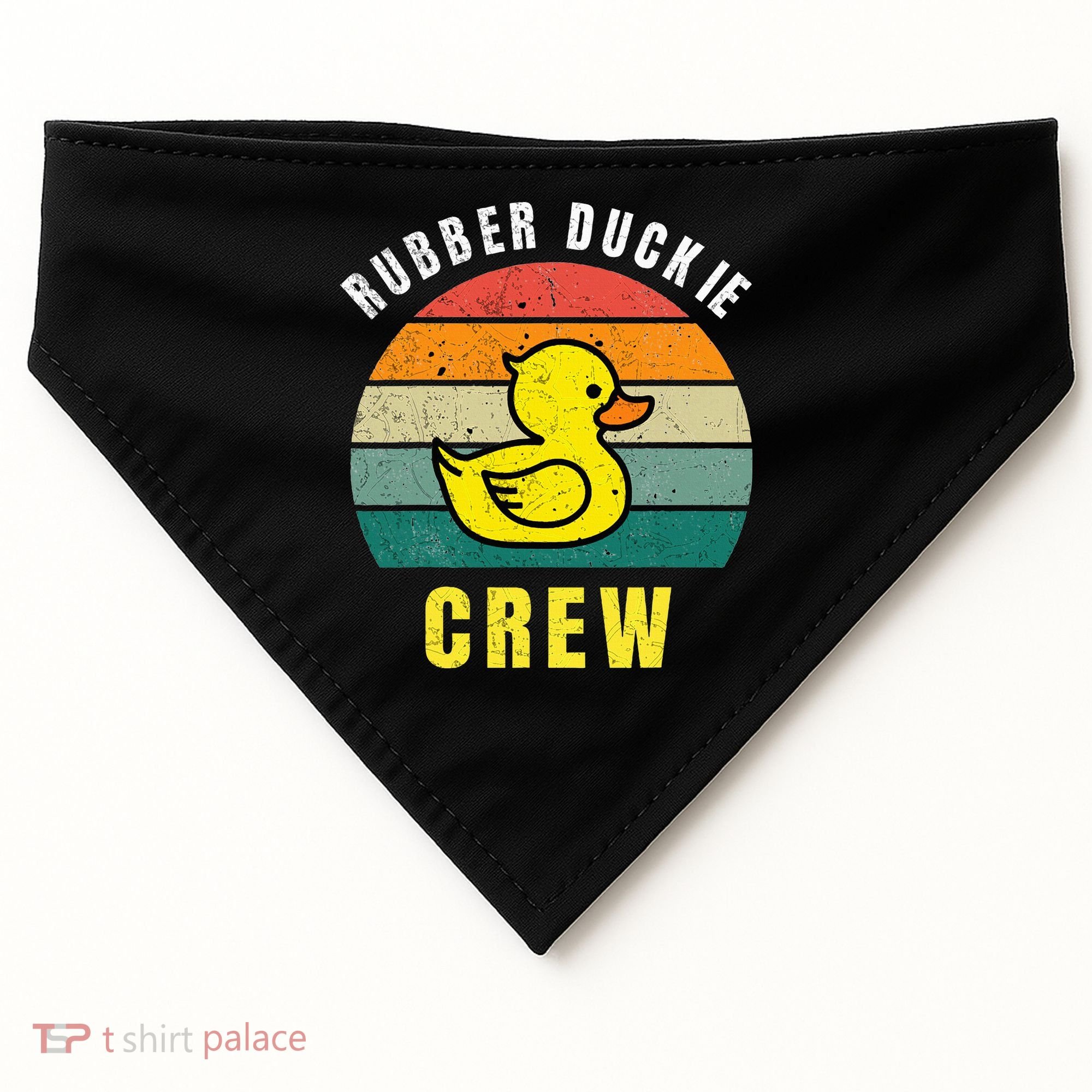 Rubber Duckie Crew Funny Rubber Duck USA-Made Doggie Bandana