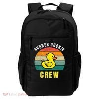 Rubber Duckie Crew Funny Rubber Duck Backpack thumb 0