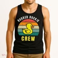 Rubber Duckie Crew Funny Rubber Duck Tank Top thumb 3