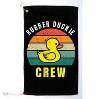 Rubber Duckie Crew Funny Rubber Duck Golf Towel thumb 0