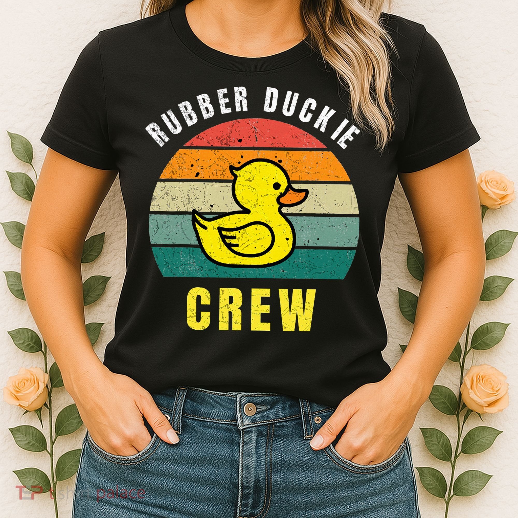 Rubber Duckie Crew Funny Rubber Duck Women's T-Shirt
