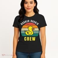 Rubber Duckie Crew Funny Rubber Duck Women's T-Shirt thumb 4