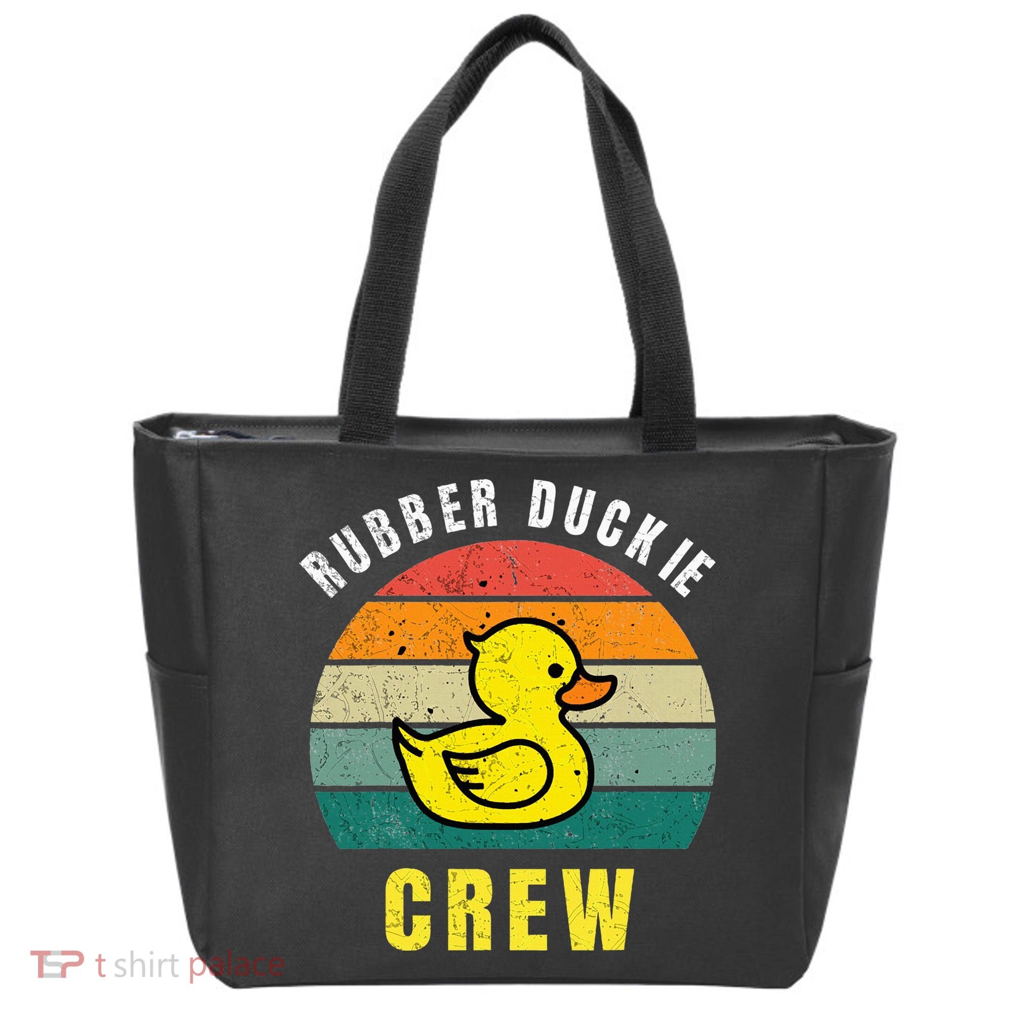 Rubber Duckie Crew Funny Rubber Duck Tote Bag