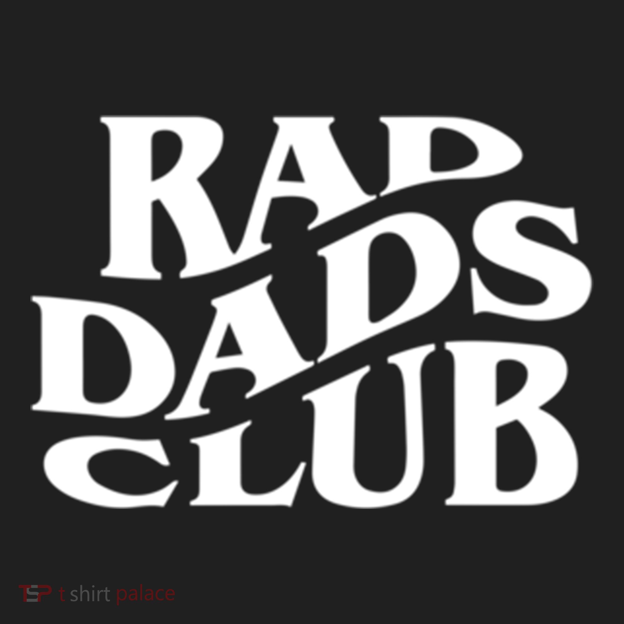 Rad Dads Club (Front+Back) Funny FatherS Day Rad Dad Gift Beanie