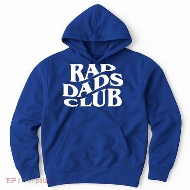 Rad Dads Club (Front+Back) Funny FatherS Day Rad Dad Gift Hoodie