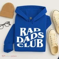 Rad Dads Club (Front+Back) Funny FatherS Day Rad Dad Gift Hoodie thumb 4