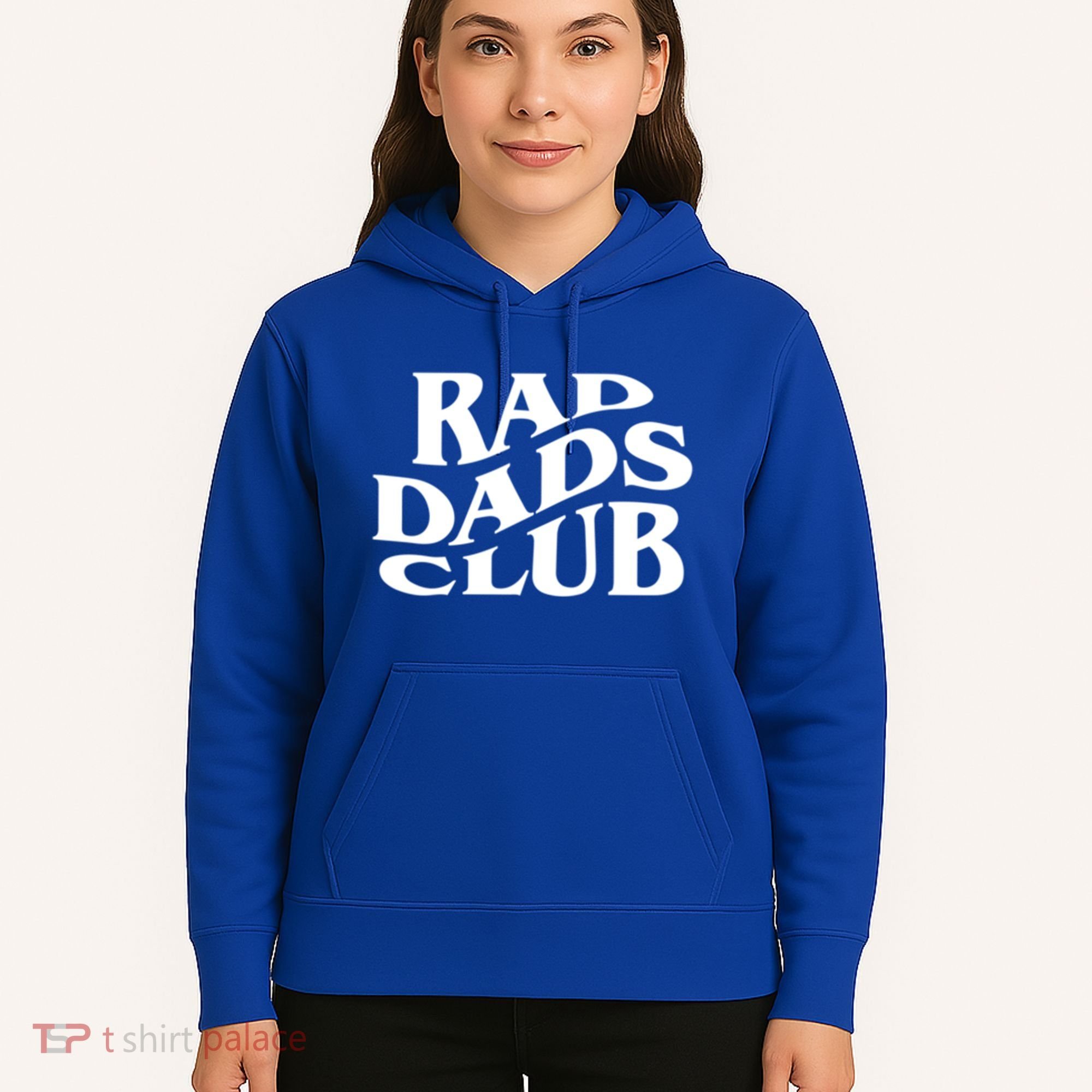 Rad Dads Club (Front+Back) Funny FatherS Day Rad Dad Gift Hoodie