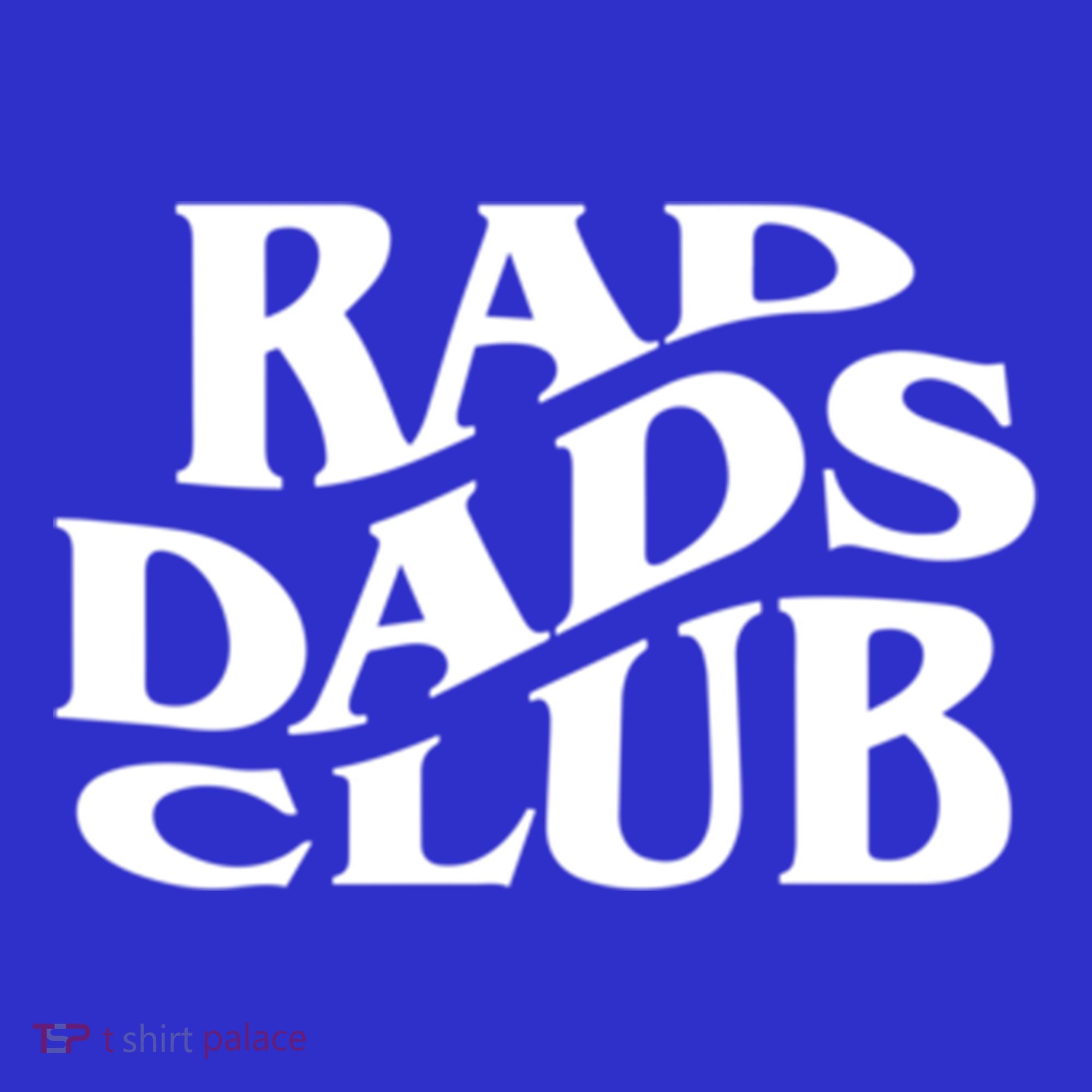 Rad Dads Club (Front+Back) Funny FatherS Day Rad Dad Gift Apron
