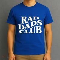 Rad Dads Club (Front+Back) Funny FatherS Day Rad Dad Gift T-Shirt thumb 3