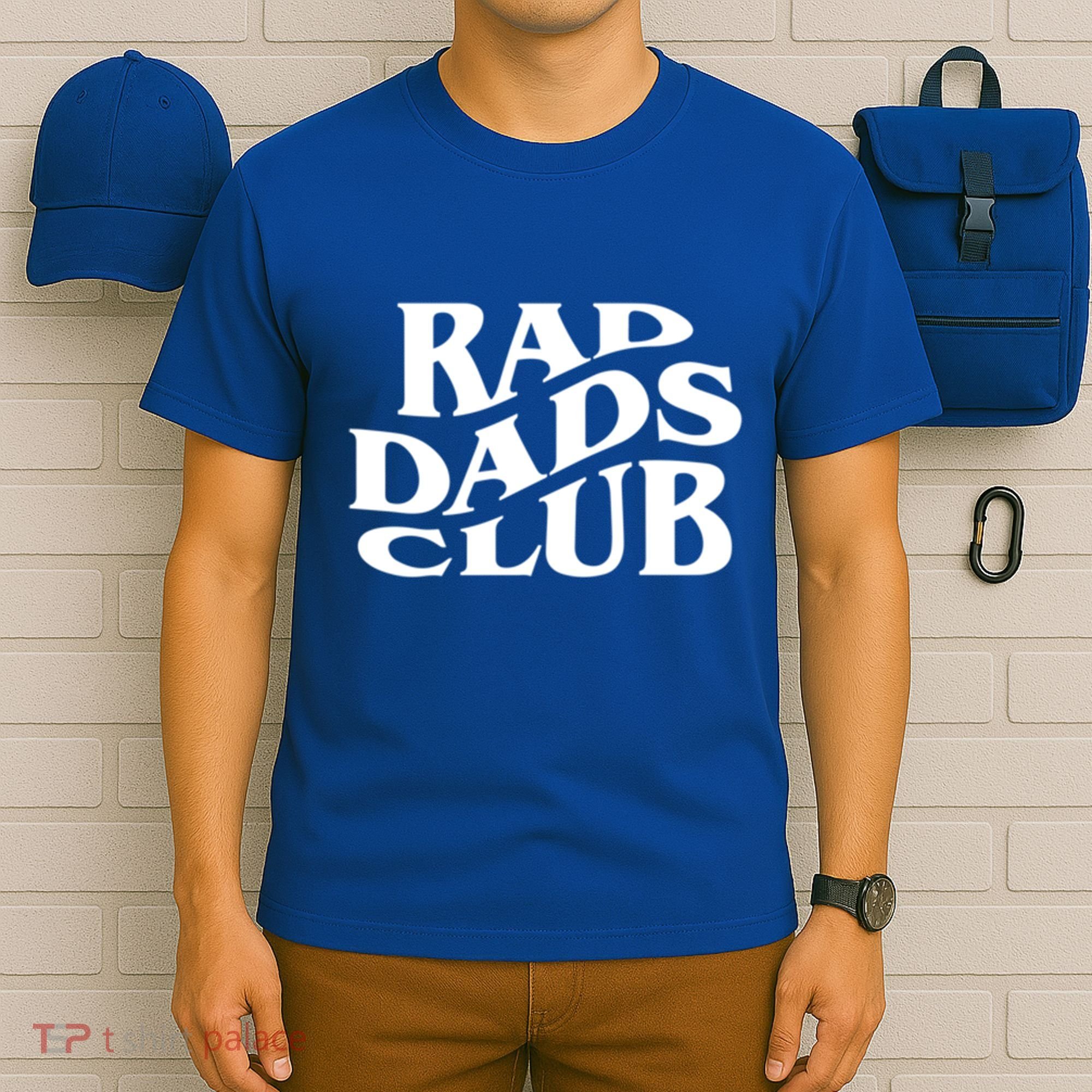 Rad Dads Club (Front+Back) Funny FatherS Day Rad Dad Gift T-Shirt