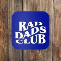 Rad Dads Club (Front+Back) Funny FatherS Day Rad Dad Gift Coaster thumb 0