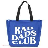 Rad Dads Club (Front+Back) Funny FatherS Day Rad Dad Gift Tote Bag thumb 0