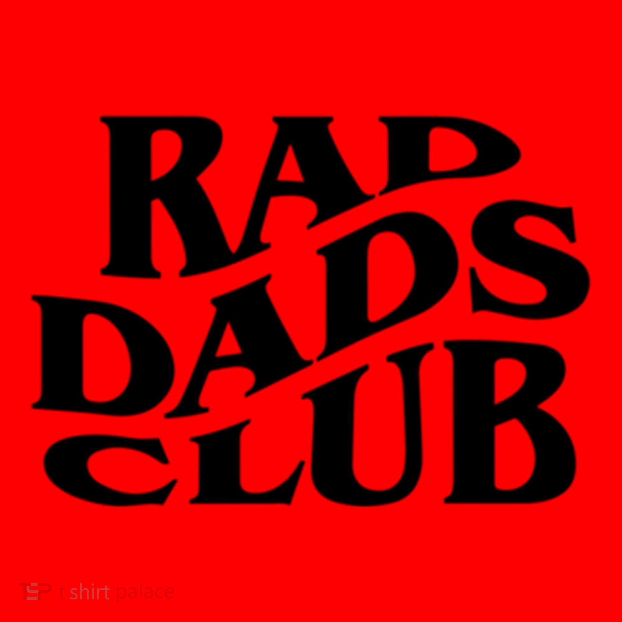 Rad Dads Club (Front+Back) Funny FatherS Day Rad Dad Gift Santa Hat