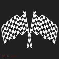 Race Day Checkered Flag Racing Fan Front And Back Tumbler thumb 3