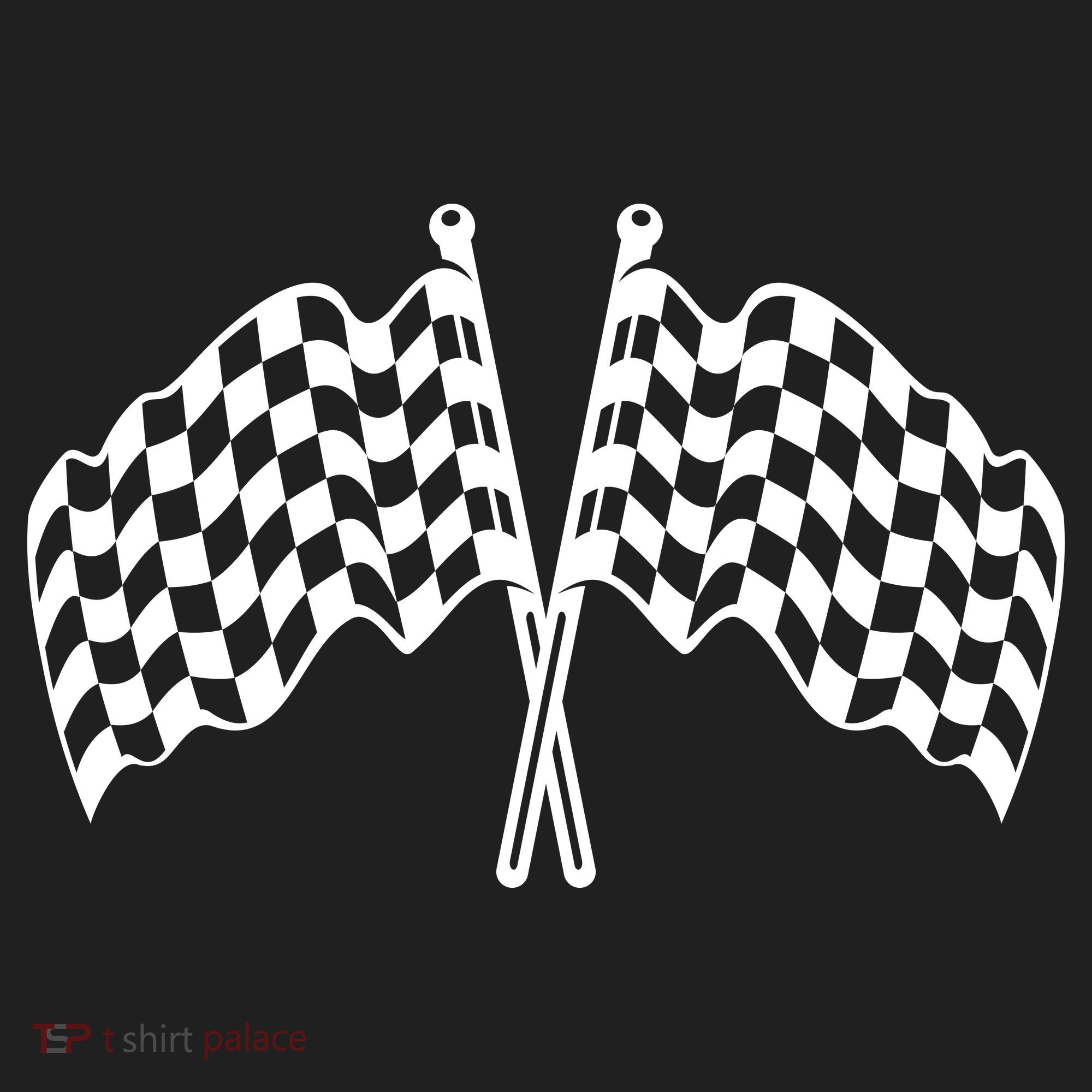 Race Day Checkered Flag Racing Fan Front And Back Tumbler