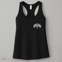 Race Day Checkered Flag Racing Fan Front And Back Women's Tank Top thumb 3