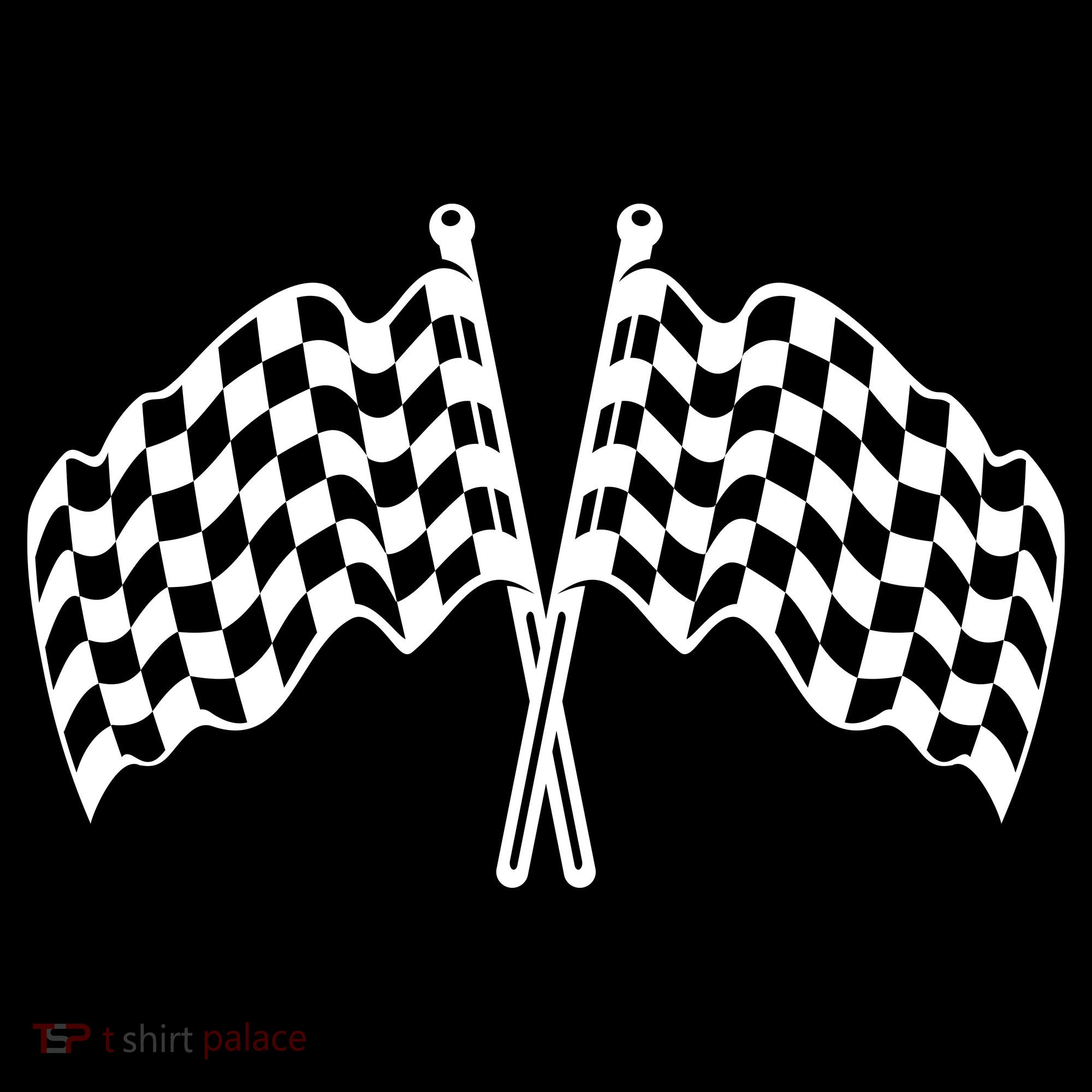Race Day Checkered Flag Racing Fan Front And Back Toddler Hoodie