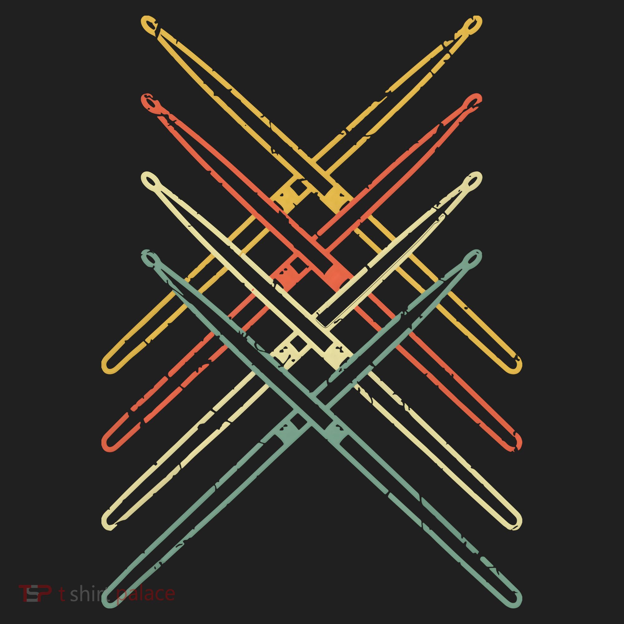 Retro Drumsticks Drummer Gifts Drums Tumbler
