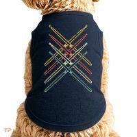Retro Drumsticks Drummer Gifts Drums Doggie Tank thumb 0