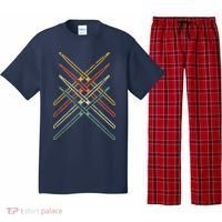 Retro Drumsticks Drummer Gifts Drums Pajama Set thumb 0