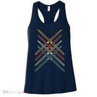 Retro Drumsticks Drummer Gifts Drums Women's Tank Top thumb 0