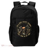 Retro Dark Desert Highway Adventure Camping Backpack thumb 0