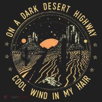 Retro Dark Desert Highway Adventure Camping Hat thumb 2