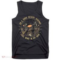Retro Dark Desert Highway Adventure Camping Tank Top thumb 0