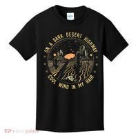 Retro Dark Desert Highway Adventure Camping Kids T-Shirt thumb 0