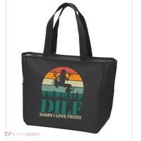 Retro Dilf Damn I Love Frogs Tote Bag thumb 3