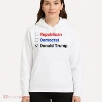 Republican Democrat Donald Trump Hoodie thumb 5