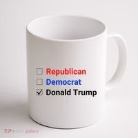 Republican Democrat Donald Trump Coffee Mug thumb 1